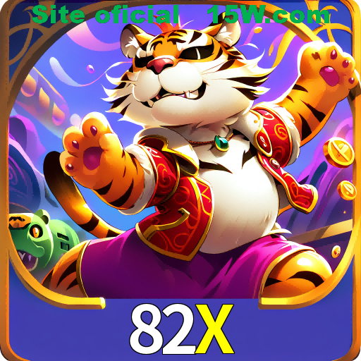 Imagem promocional da 82X mostrando a plataforma e suas vantagens